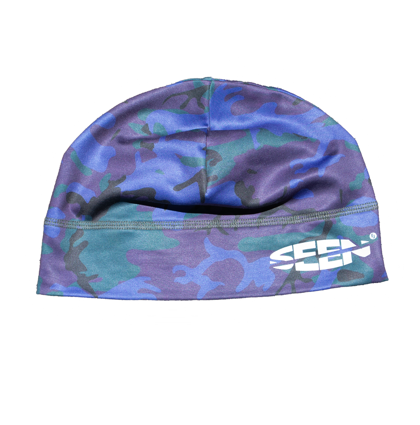 BLUE CAMO SKULL CAP