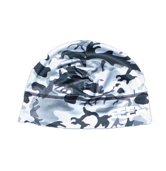 BLACK CAMO SKULL CAP