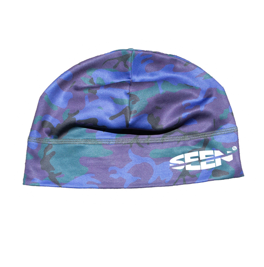 BLUE CAMO SKULL CAP
