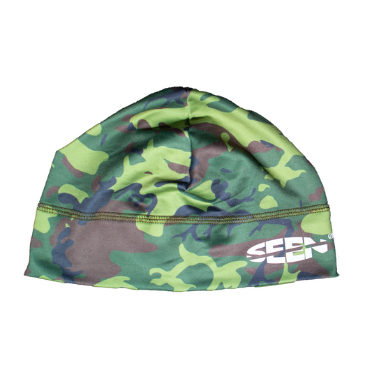 GREEN CAMO SKULL CAP
