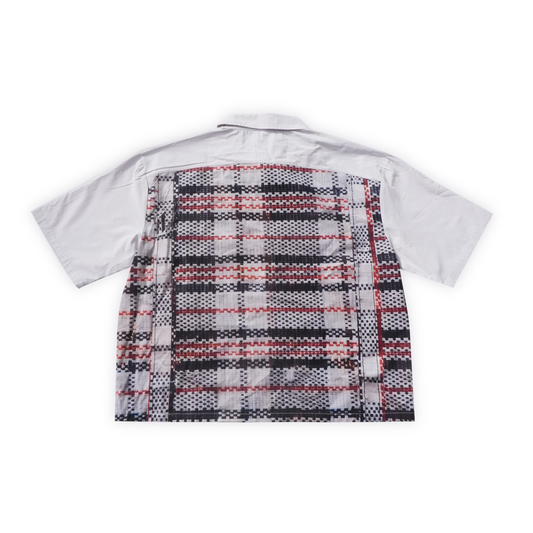 "US" PLAID BUTTON-UP